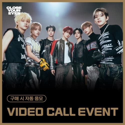 [12/13 VIDEO CALL EVENT] CLOSE YOUR EYES - The 3rd Mini Album [blackout] (ticket ver.)