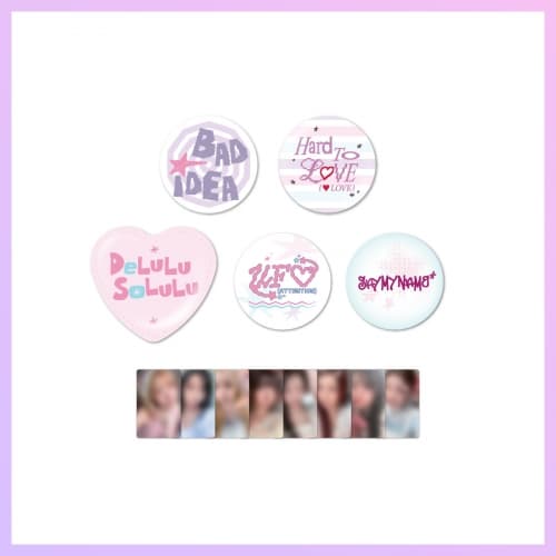 SAY MY NAME (세이마이네임)_01. 핀버튼 세트_3RD EP ALBUM [&Our Vibe] POP-UP MD