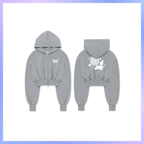 HIP POP Princess_15. 크롭 후드 집업 [언프리티 랩스타 : 힙팝 프린세스 POP-UP STORE] MD