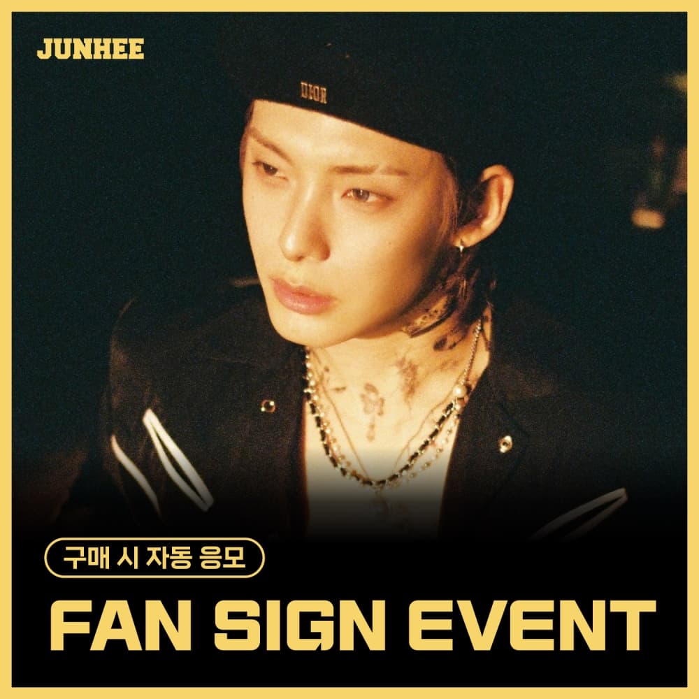[12/17 FAN SIGN EVENT] JUNHEE  - MINI 1辑 [The First Day & Night] (Day Ver. / Night Ver.) (随机)
