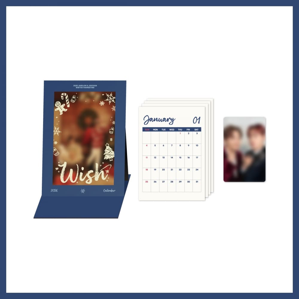 장준&주찬_03. 프레임 캘린더_2025 Winter Fanmeeting [WISH] MD