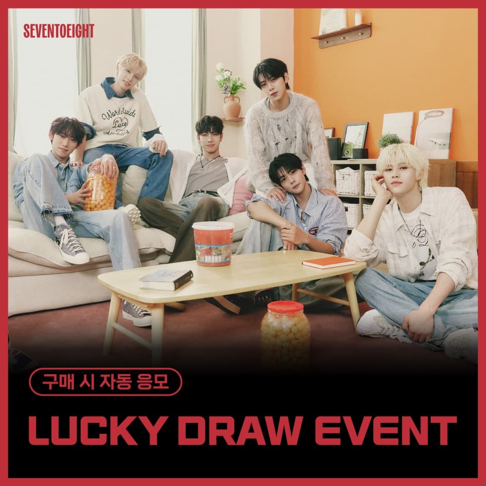 [LUCKY DRAW EVENT] SEVENTOEIGHT  - 1st single [SEVENTOEIGHT] (随机)