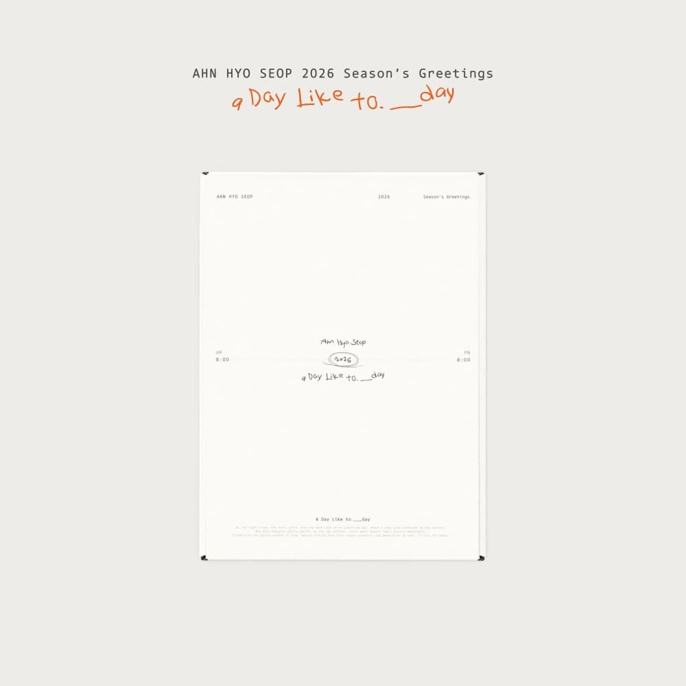 안효섭(AHN HYO SEOP) 2026 Season's Greetings [A Day Like to.___day]