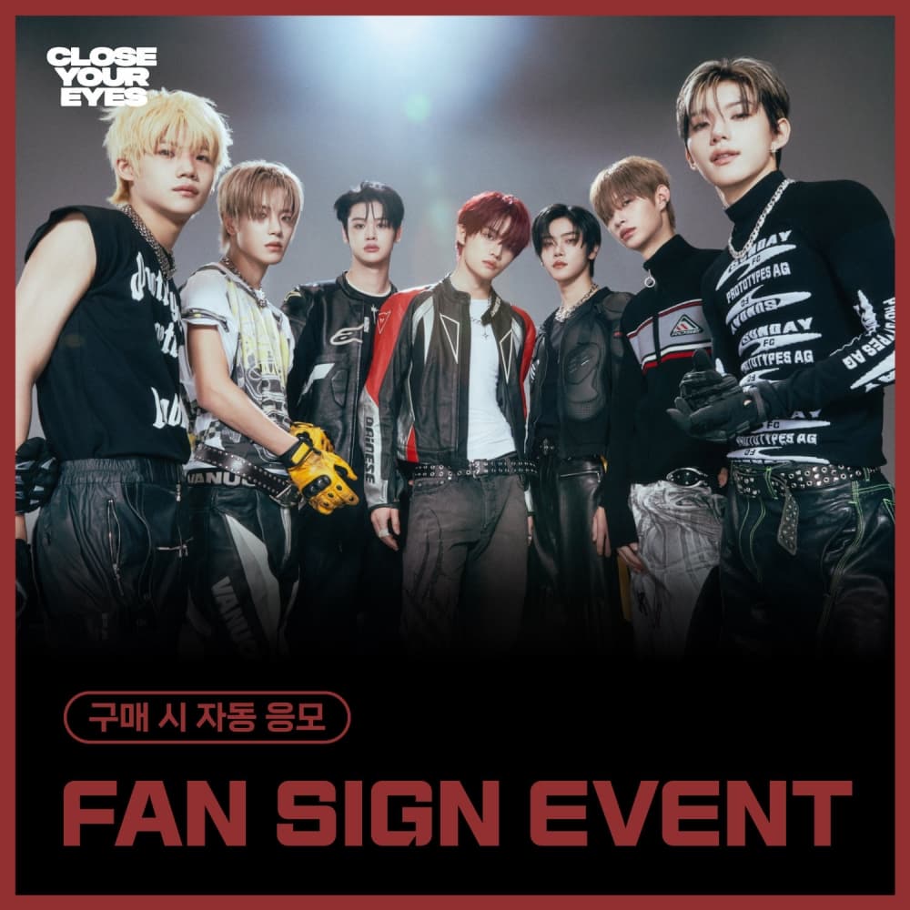 [26/1/3 FAN SIGN EVENT] CLOSE YOUR EYES - The 3rd Mini Album [blackout] (ticket ver.)