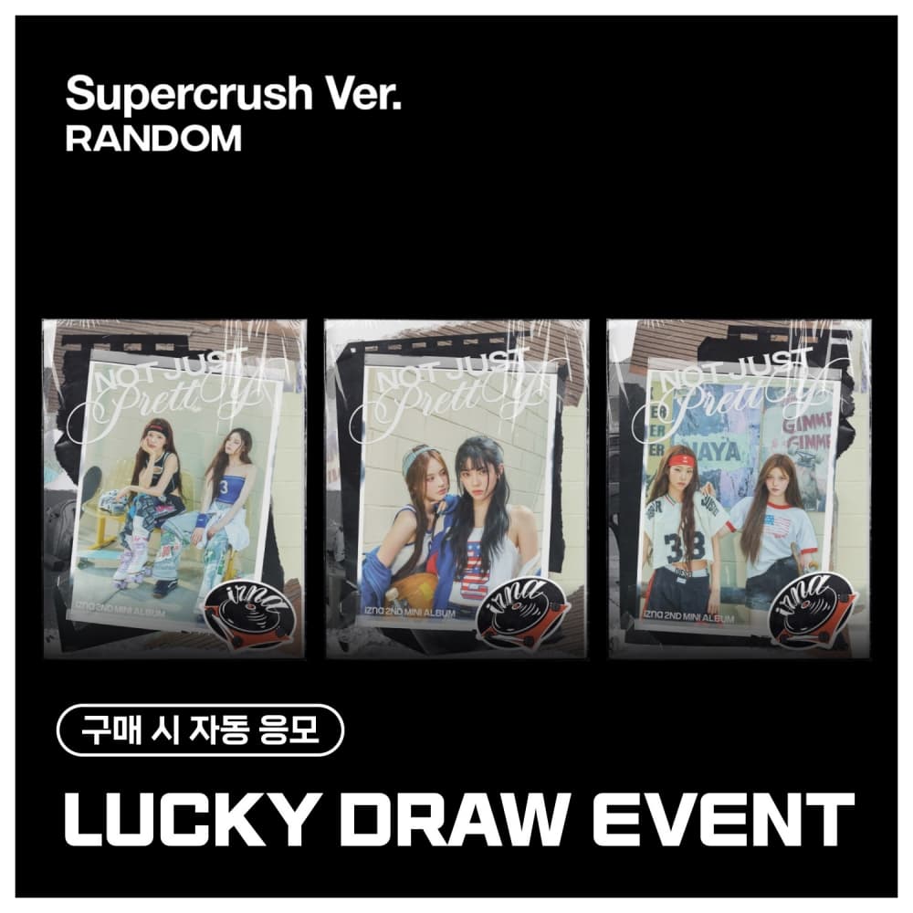 【六站联合】 [LUCKY DRAW EVENT] 이즈나 (izna) - [Not Just Pretty] (POSTERBOOK Ver.) (랜덤)