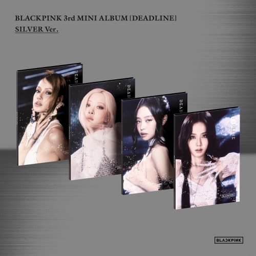 [세트/앨범4종] 블랙핑크 (BLACKPINK) - 미니 3집 [DEADLINE] SILVER Ver.