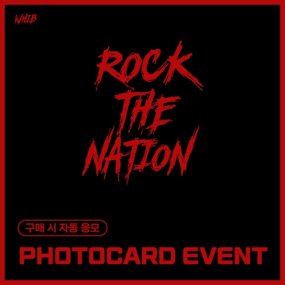 [PHOTOCARD EVENT] WHIB (휘브) - The 1st Mini Album : ROCK THE NATION (랜덤)