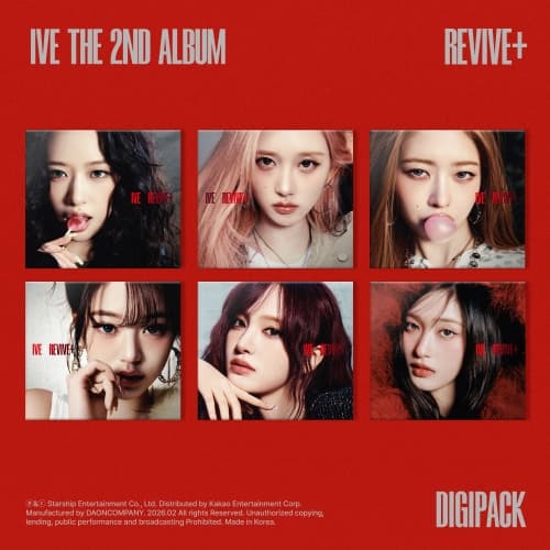 [세트/앨범6종] 아이브 (IVE) - THE 2ND ALBUM [REVIVE+] (Digipack Ver / 한정반)