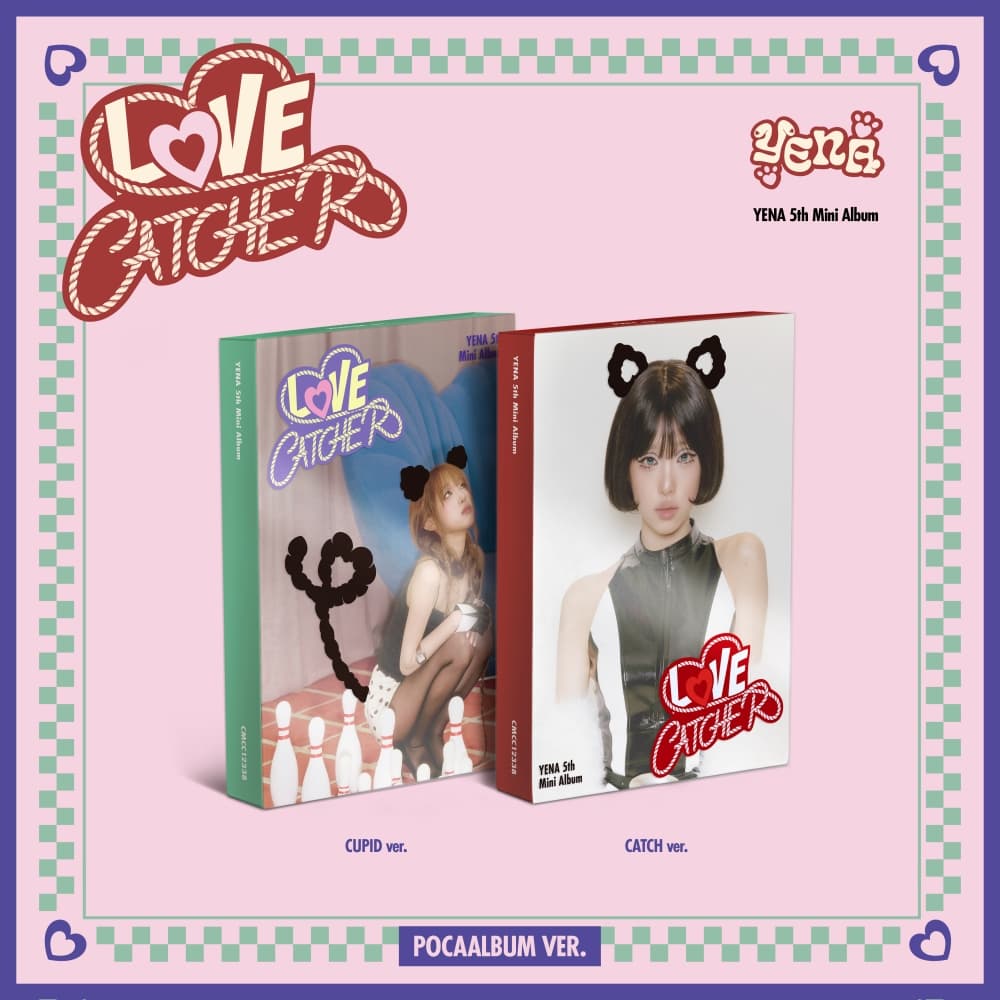 [세트/앨범2종] YENA(최예나) - 5th Mini Album [LOVE CATCHER] (POCAALBUM Ver.)