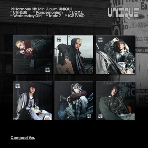피원하모니 (P1Harmony) - 미니 9집 [UNIQUE] (Compact Ver.) (랜덤)