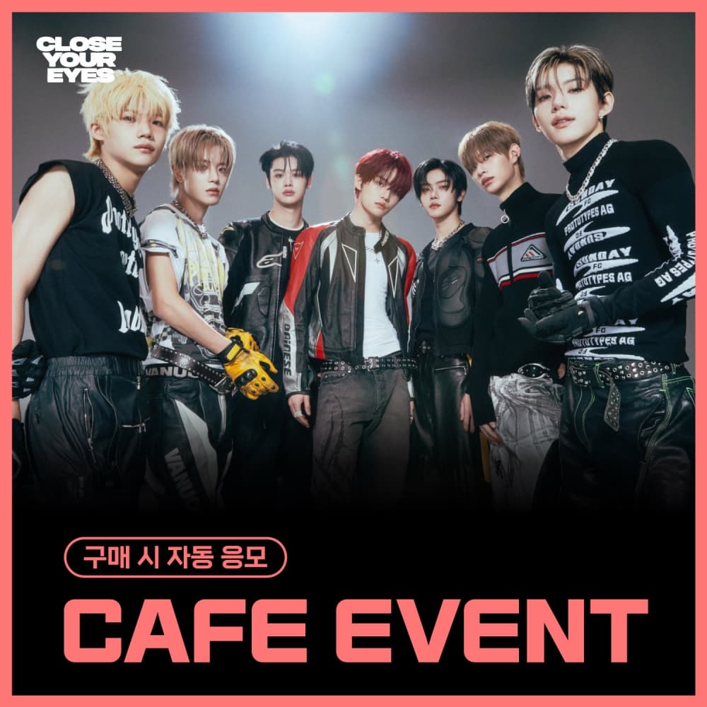 [3/7 CAFE EVENT] CLOSE YOUR EYES - The 3rd Mini Album [blackout] (ticket ver.)