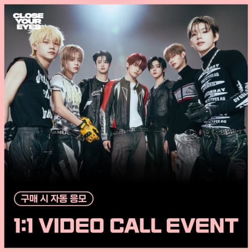 [3/7 1:1 VIDEO CALL EVENT] CLOSE YOUR EYES - The 3rd Mini Album [blackout] (ticket ver.)
