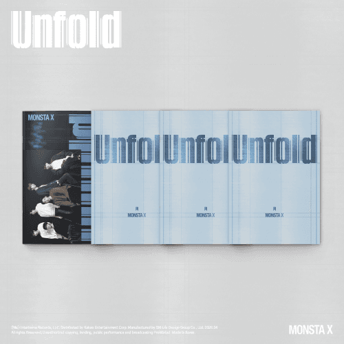 [세트/앨범4종] 몬스타엑스 (MONSTA X) - 정규앨범 [Unfold] 일반반