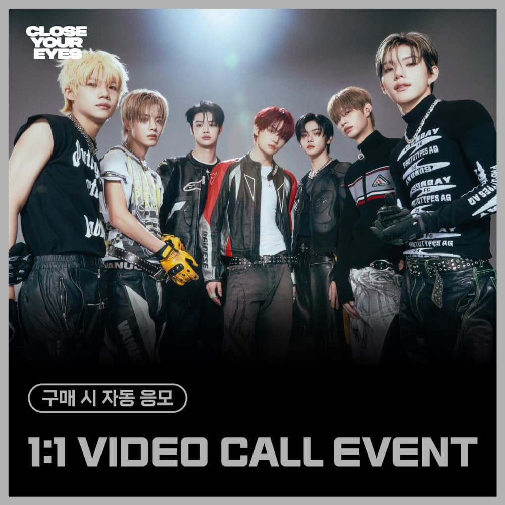 [3/14 1:1 VIDEO CALL EVENT] CLOSE YOUR EYES - The 3rd Mini Album [blackout] (ticket ver.)