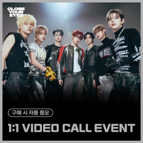 [3/14 1:1 VIDEO CALL EVENT] CLOSE YOUR EYES - The 3rd Mini Album [blackout] (ticket ver.)