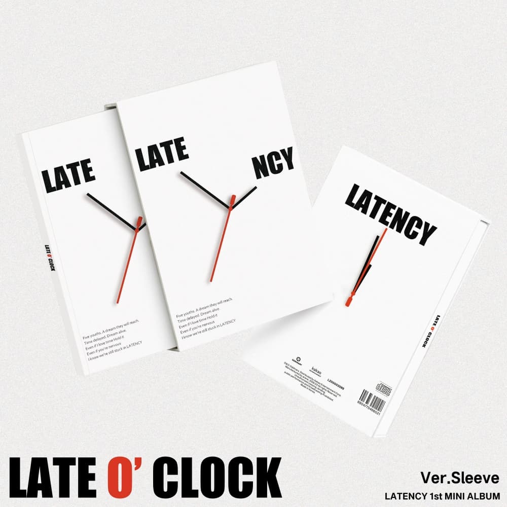 LATENCY (레이턴시) - 1st MiNi ALBUM [LATE O’ CLOCK] (SLEEVE VER.)