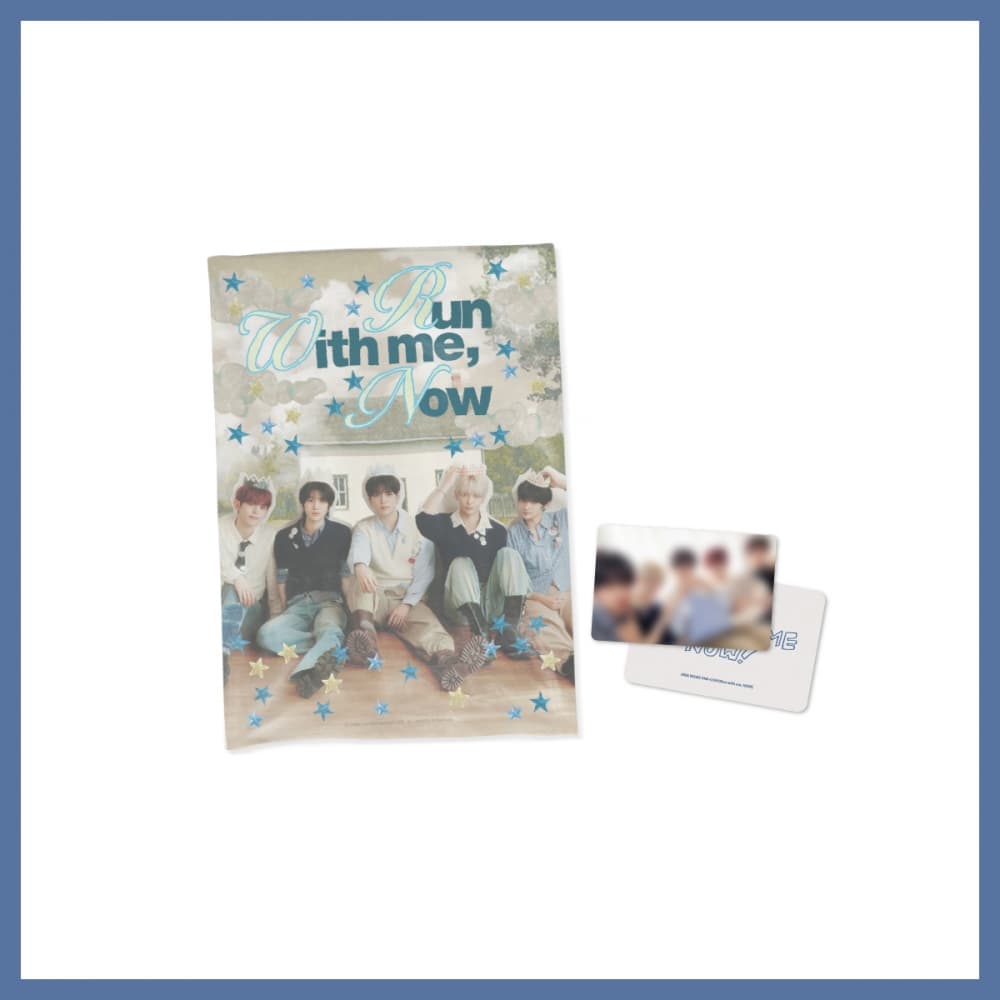 NOWZ (나우즈)_02. 쉬폰 패브릭 포스터_2026 FAN-CON (Run with me, NOW) MD