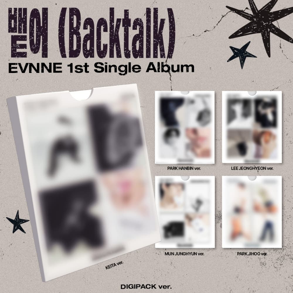 이븐 (EVNNE) - 1st Single Album [뱉어 (Backtalk)] (DIGIPACK ver.) (랜덤)