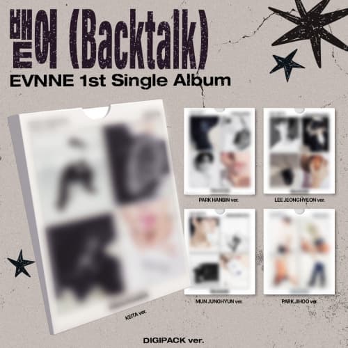 [세트/앨범5종]이븐 (EVNNE) - 1st Single Album [뱉어 (Backtalk)] (DIGIPACK ver.)