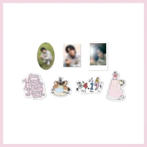 홍민성_04. 스티커 팩_2026 NEWBEAT [BIRTHDAY CAFE - Minsung Hong] MD