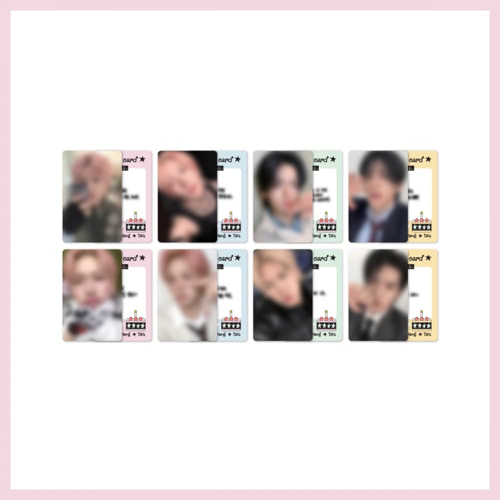 홍민성_02. 트레이딩 카드_2026 NEWBEAT [BIRTHDAY CAFE - Minsung Hong] MD