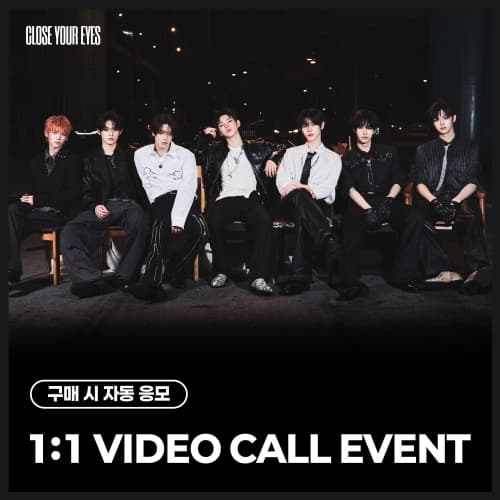 [4/25 VIDEO CALL EVENT] CLOSE YOUR EYES - The 3rd Mini Album [blackout] (ticket ver.)