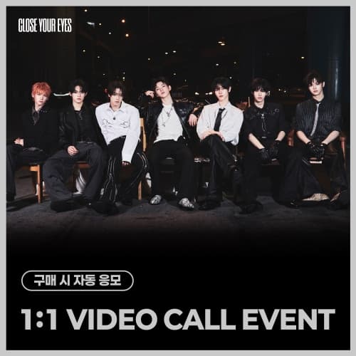 [5/1 1:1 VIDEO CALL EVENT] CLOSE YOUR EYES - The 3rd Mini Album [blackout] (ticket ver.)