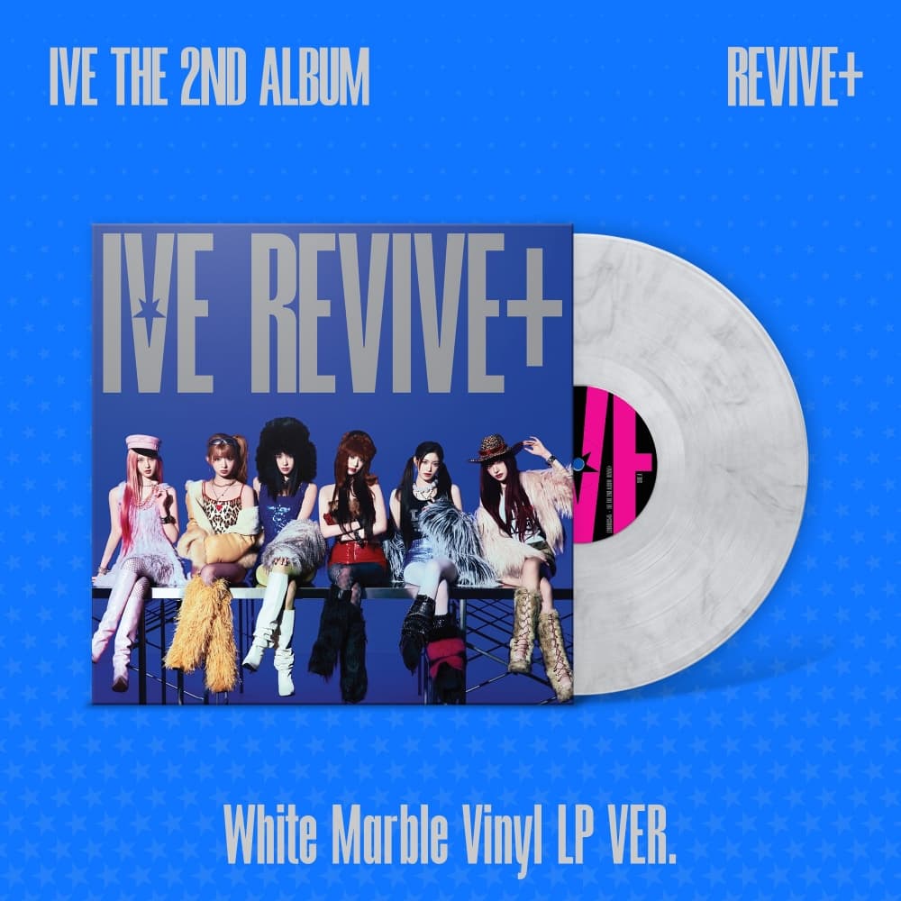 [변심반품불가상품] 아이브 (IVE) - THE 2ND ALBUM [REVIVE+] (White Marble Vinyl LP VER. / 한정반)