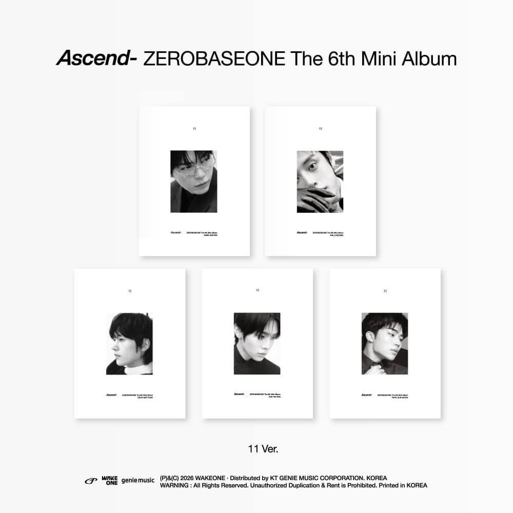 ZEROBASEONE - The 6th Mini Album [Ascend-]  11 ver. (랜덤)
