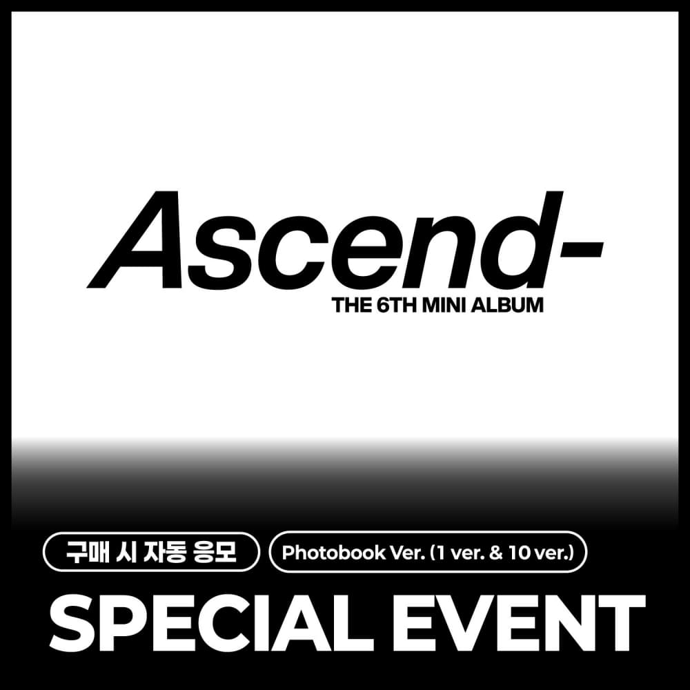 [SPECIAL EVENT] ZEROBASEONE - The 6th Mini Album [Ascend-] Photobook Ver. (1 Ver. & 10 Ver.) (랜덤)