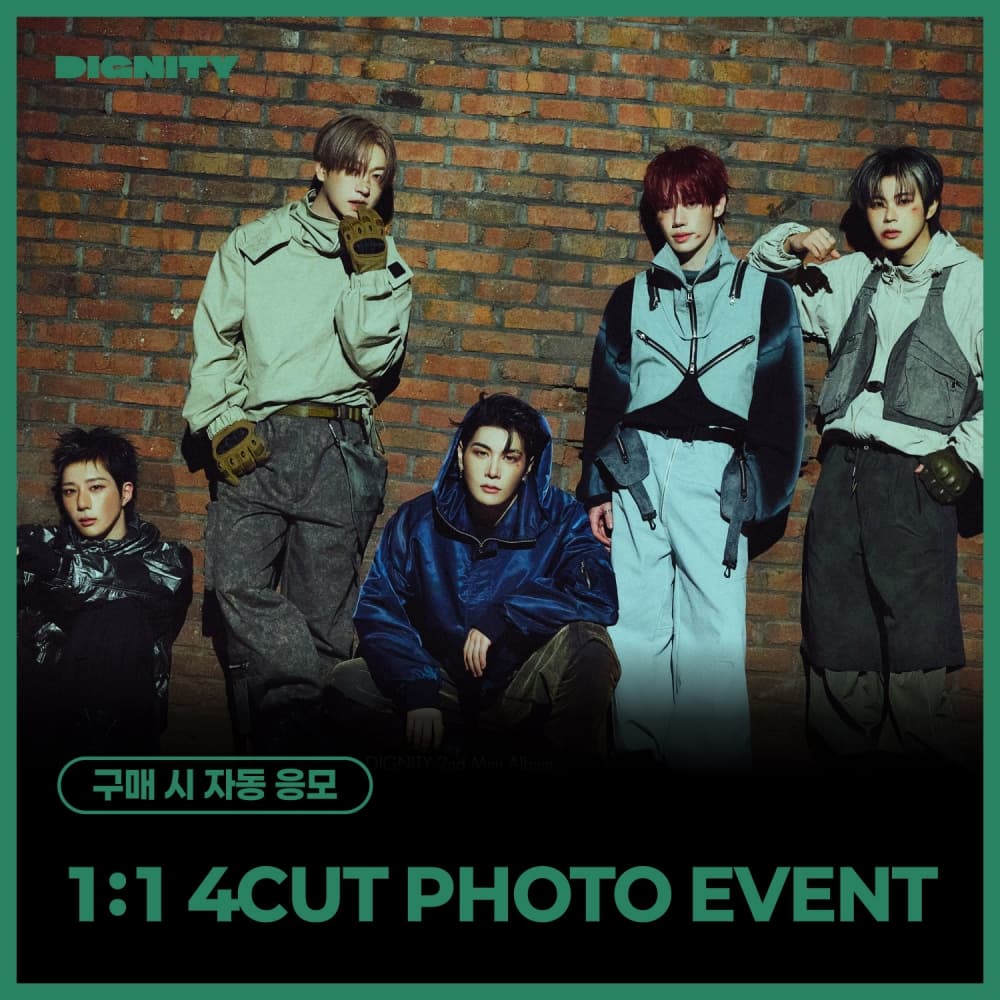 [5/17 1:1 4CUT EVENT] 디그니티 (DIGNITY) - 2nd mini [POINT BLANK] (랜덤)