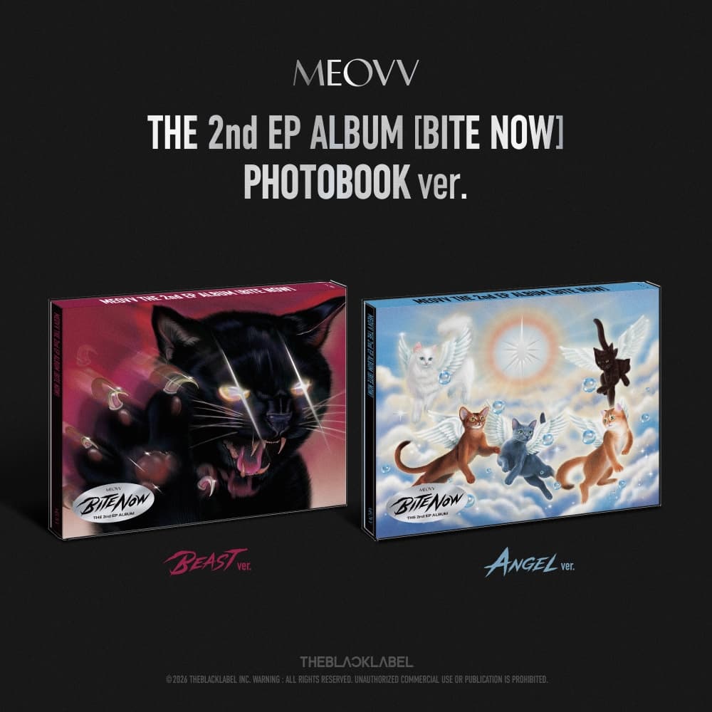 [세트/앨범2종] MEOVV THE 2nd EP ALBUM [BITE NOW] PHOTOBOOK ver.