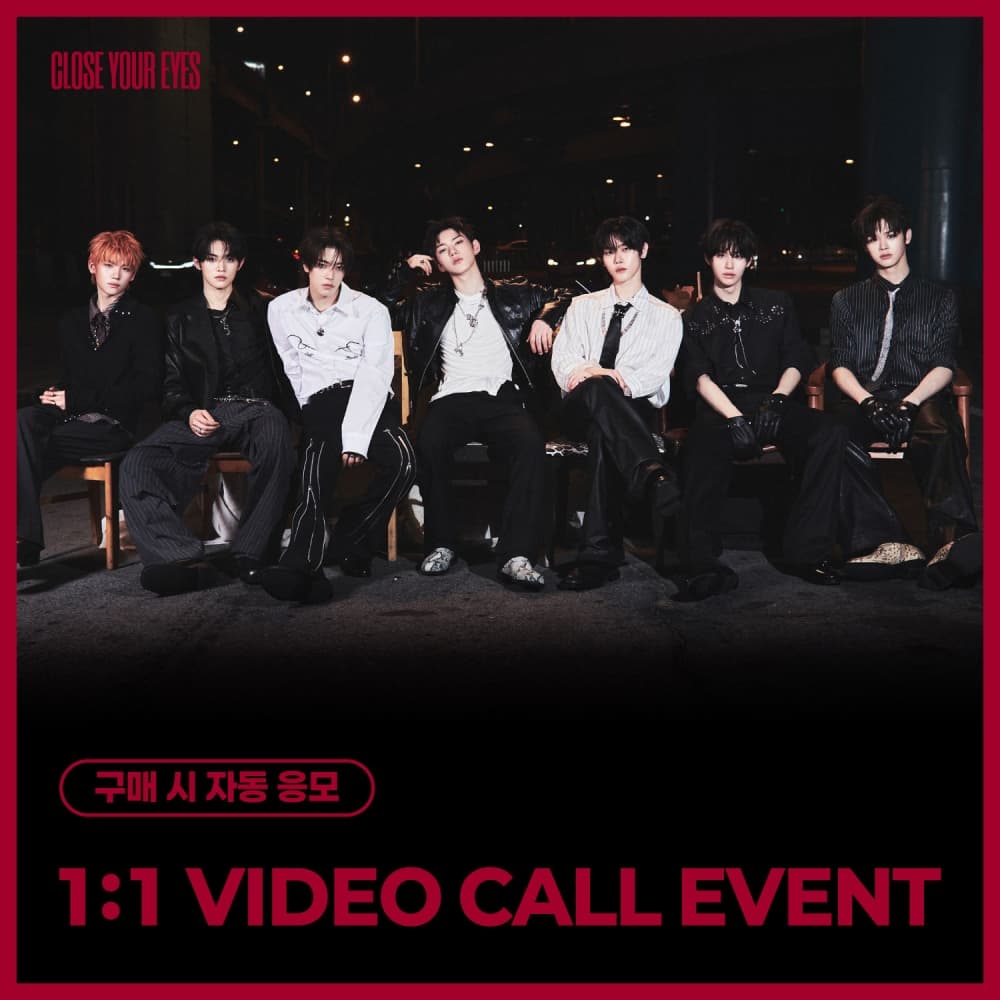 [5/17 1:1 VIDEO CALL EVENT] CLOSE YOUR EYES - The 3rd Mini Album [blackout] (ticket ver.)