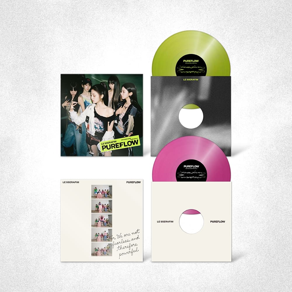 [세트/LP2종] 르세라핌 (LE SSERAFIM) - 2nd Studio Album ‘PUREFLOW’ pt.1 (Vinyl)