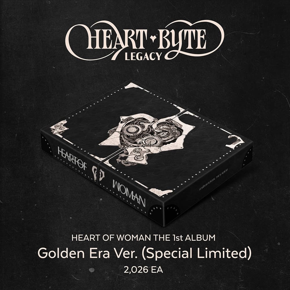 HEART OF WOMAN (하트오브우먼) - THE 1st ALBUM [Heart Byte : LEGACY] Golden Era Ver. (Special Limited)