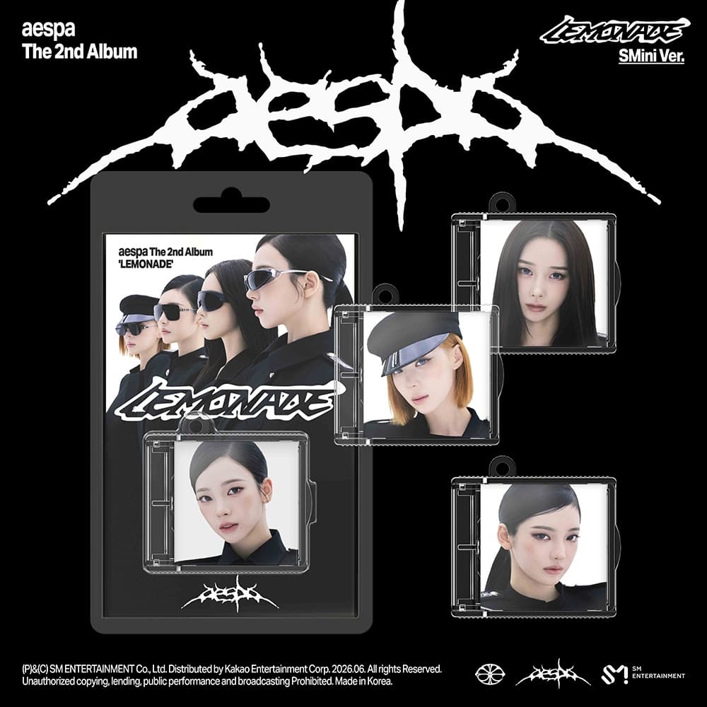 [세트/앨범4종] 에스파 (aespa) - 정규2집 [LEMONADE] (SMini Ver.스마트앨범)