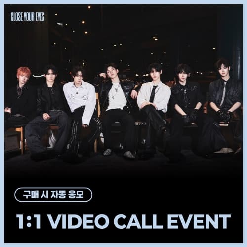 [7/11 1:1 VIDEO EVENT] CLOSE YOUR EYES - The 3rd Mini Album [blackout] (blackout ver.)