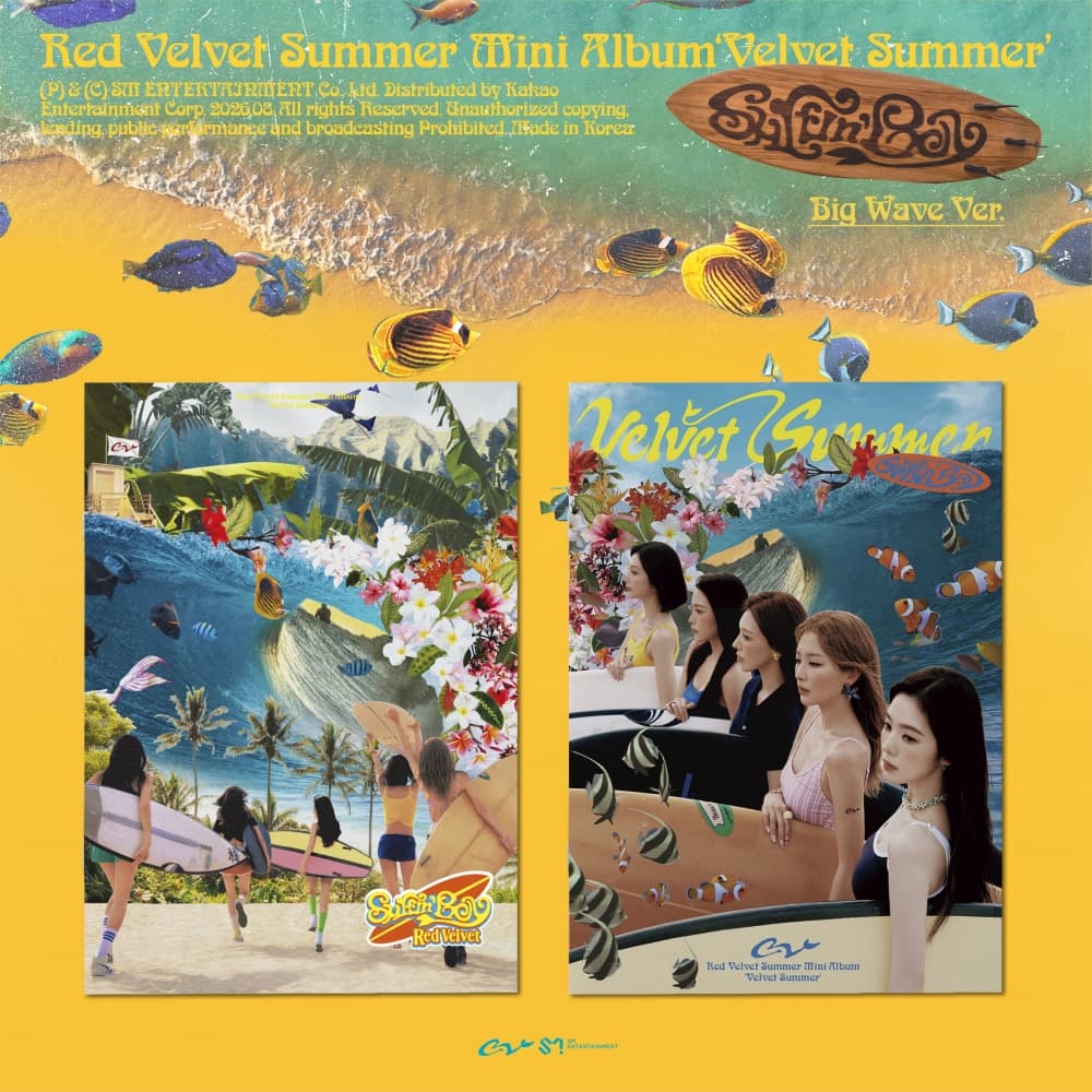 [세트/앨범2종] 레드벨벳 (Red Velvet) - 여름 미니앨범 [Velvet Summer] (Big Wave Ver.)