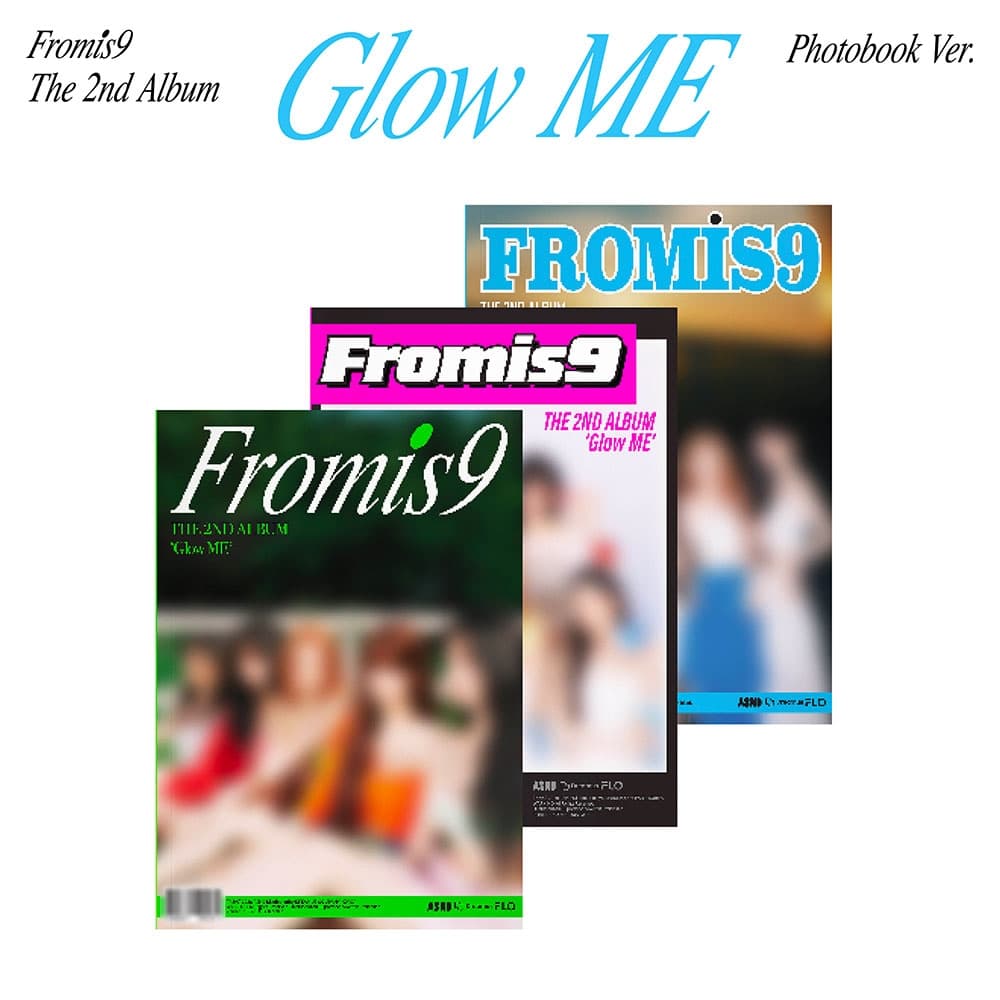 [세트/앨범3종] 프로미스나인 (fromis_9) - 정규앨범2집 Glow ME (Photobook Ver.)