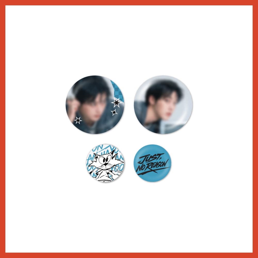 윤산하(YOON SAN-HA)_05. 핀버튼 세트_2026 FANCON [JUST, NO REASON] MD