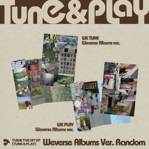 TUIDE - The 1st EP [TUNE & PLAY] Weverse Albums ver. (랜덤)
