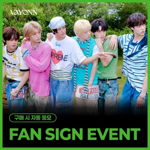 [8/22 FAN SIGN EVENT] VAYONN - 1ST EP 'Youth Today' (Youth Ver.)