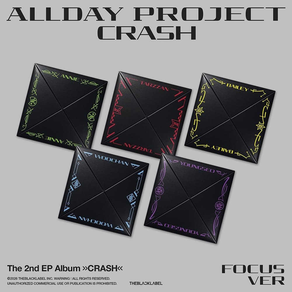 [세트/앨범5종] ALLDAY PROJECT - The 2nd EP Album 'CRASH' (FOCUS ver.)