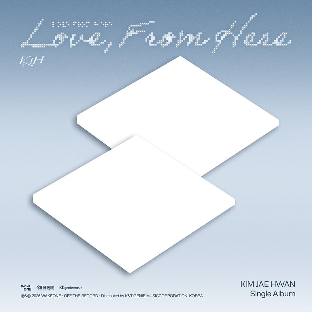[세트/앨범2종] 김재환 (Kim Jae Hwan) - Love, From Here (Love, Ver. / From Here Ver.)