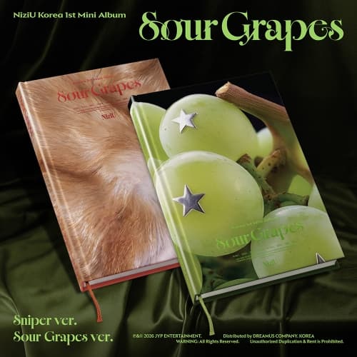 [세트/앨범2종] 니쥬 (NiziU) - 미니 1집 Sour Grapes (Sniper Ver. / Sour Grapes Ver.)