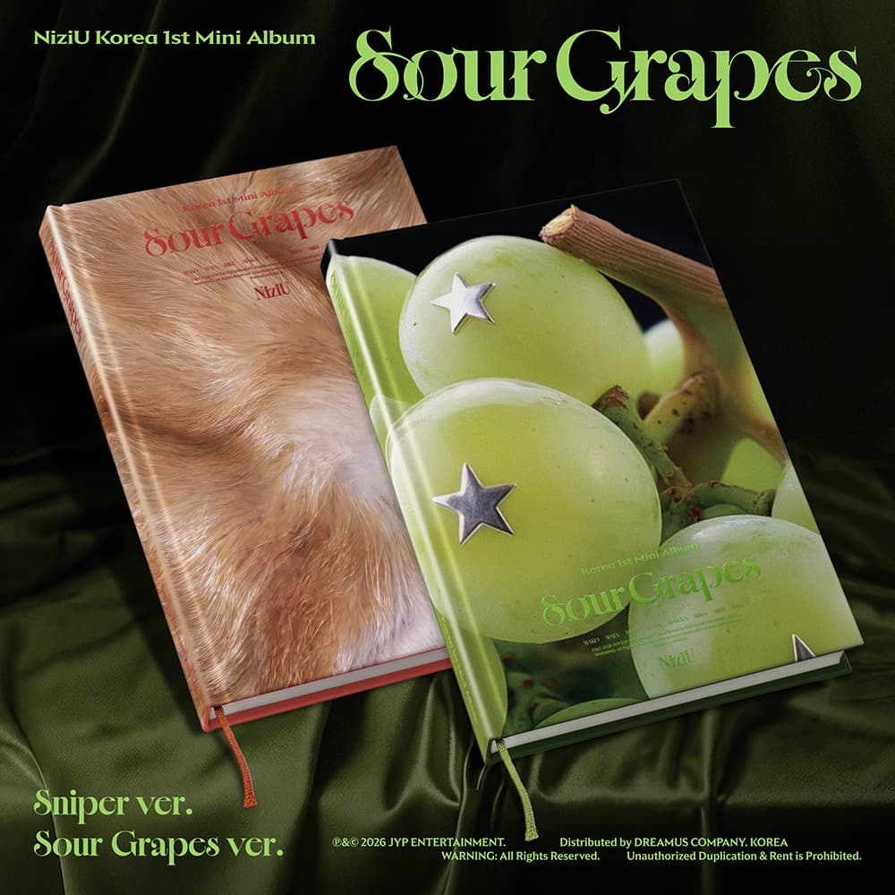 니쥬 (NiziU) - 미니 1집 Sour Grapes (Sniper Ver. / Sour Grapes Ver.)