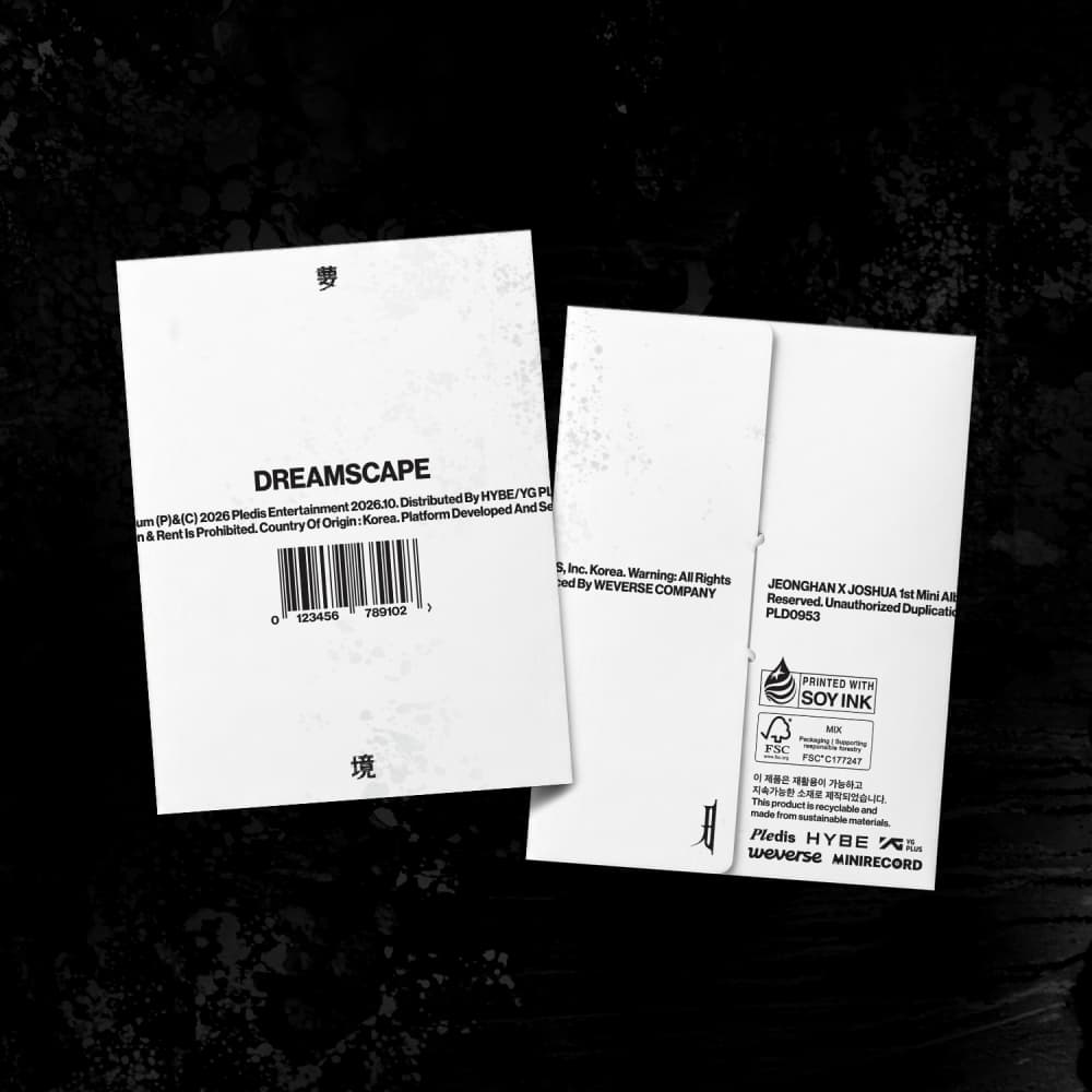 정한X조슈아 (SEVENTEEN) - 1st Mini Album ‘DREAMSCAPE' (Weverse Albums ver.)