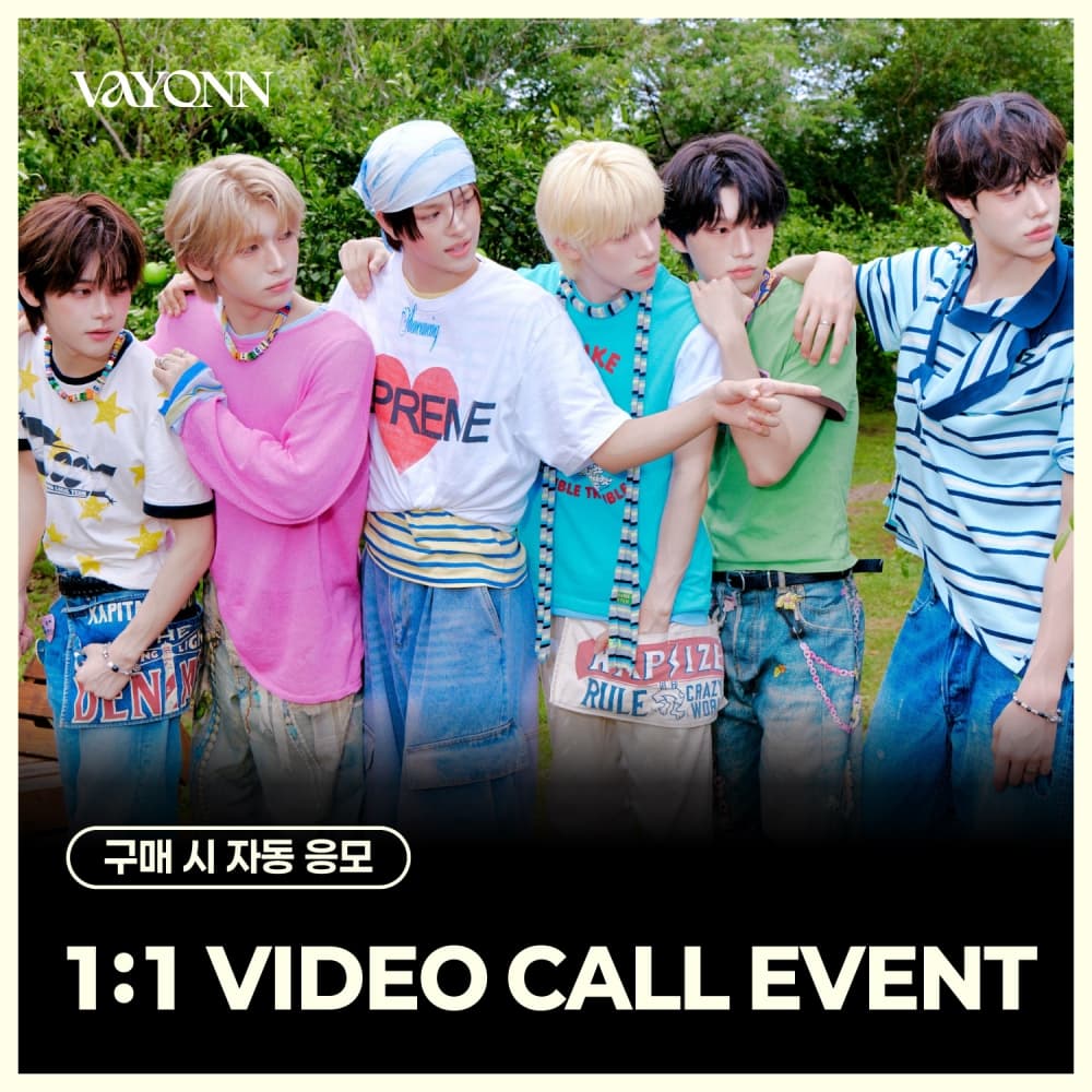 [10/16 1:1 VIDEO CALL CLASS EVENT] VAYONN  - 1ST EP 'Youth Today' (Youth Ver.)