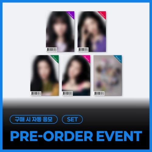 [PRE-ORDER EVENT] [세트/앨범5종] 아일릿 (ILLIT) - 5TH MINI ALBUM 'BREAK EVEN' (GLLIT ver.)
