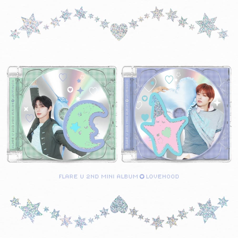 [세트/앨범2종] FLARE U (플레어 유) 2nd Mini Album [LOVEHOOD] (JEWEL CASE VER.)
